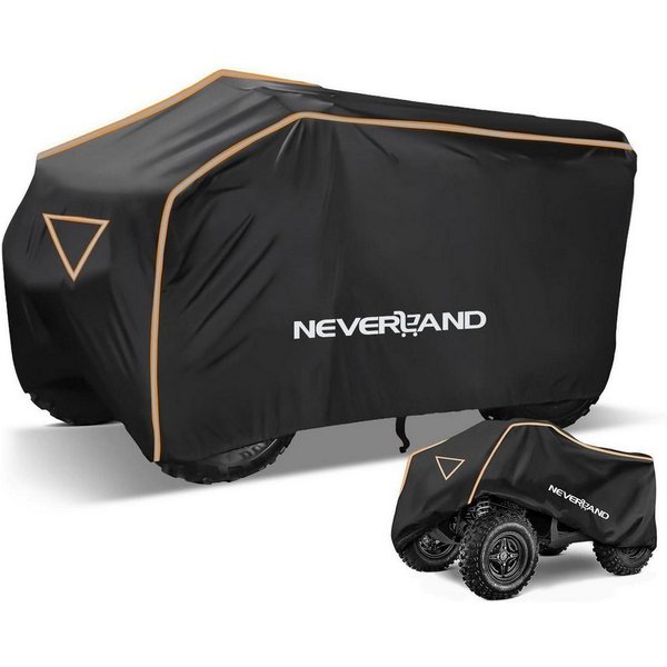 LuxusKollektion Schutzplane Abdeckplane Quad ATV Abdeckung 420D orange schwarz XXXL 256 110 120cm