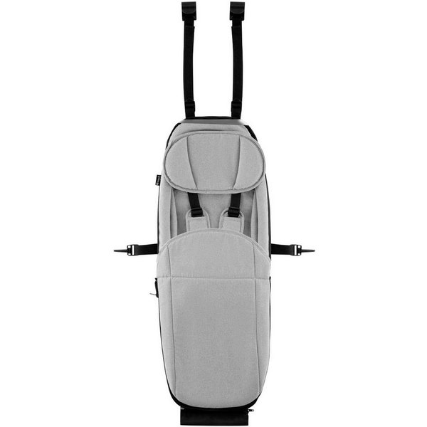 Hauck Fahrradkinderanhänger Baby Lounger 2 Grey, mit Beindecke