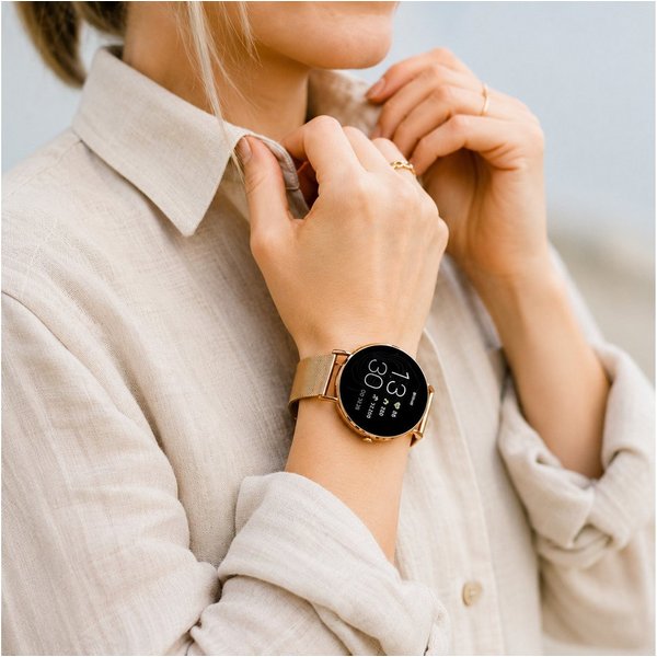 XCOAST SIONA 2 Flache Damen Smartwatch (4,2 cm) Valentinstag Geschenk, Fitnesstracker, 2-tlg., neueste Generation, Wasserdicht, Flach, Sportlich, AMOLED Bildsch