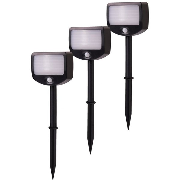 Northpoint Bewegungsmelder LED Batterie Strahler Fluter Sicherheitsleuchte 3er Set mit Funk