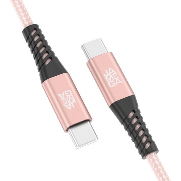 JAMEGA USB-C Kabel 480Mbps 60W Ladekabel Datenkabel für Apple, Samsung, uvm. USB-Kabel, USB Typ C, (50 cm)