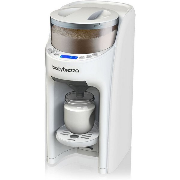 Baby Brezza Babyflaschenwärmer Automatischer Flaschenzubereiter mit Pulvermischung und Temperaturwahl, Zubereitung in Sekunden – ideal auch für nachts