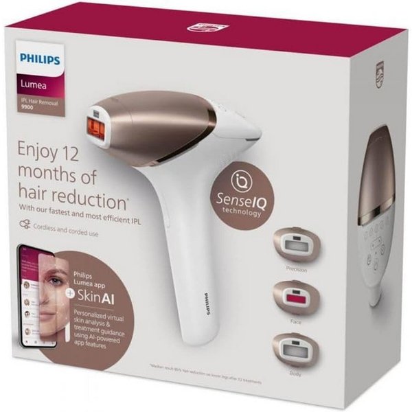 Philips Epilierer Lumea 9900 BRI973/00 IPL-Haarentferner SenseIQ