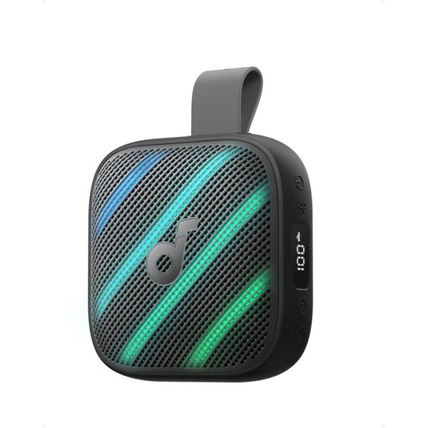 Anker soundcore Boom Go 3i by Anker Portable-Lautsprecher (AAC, SBC, Bluetooth V6.0, 15 W, 24h Akku, BassUp 2.0, Notfallladung, RGB Lichtshow, IP68 wasserdichte