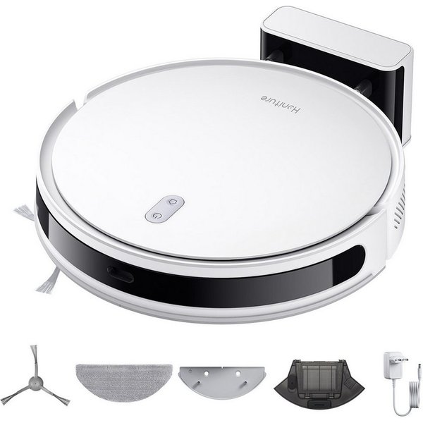 Honiture Saugroboter T10 mit Wischfunktion,6000Pa Saugkraft,120Min Anti-Tangle System, komfortabel, perfekt für Reisen, Nickerchen und erholsamen Schlaf