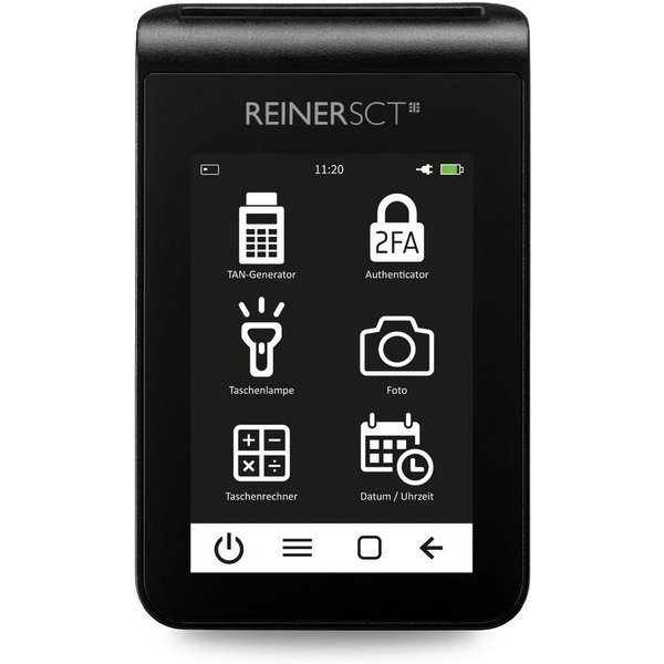 REINER SCT HBCI-Chipkartenleser tanJack deluxe, Premium TAN-Generator für Online-Banking, chipTAN QR & Smart-TAN photo