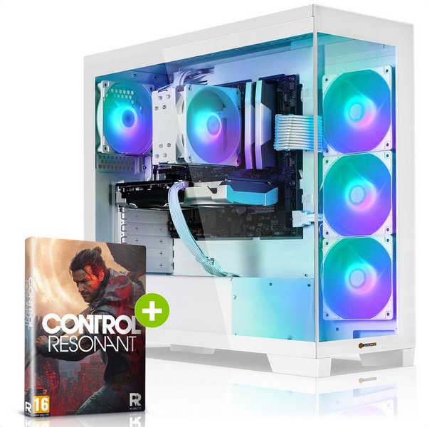 AurumPC R7 7800X3D mit RTX5070 12GB und 32GB DDR5 RAM White Edition Gaming-PC (AMD Ryzen 7 7800X3D, GeForce RTX 5070, 32 GB RAM, 1000 GB SSD, Luftkühlung, Windo