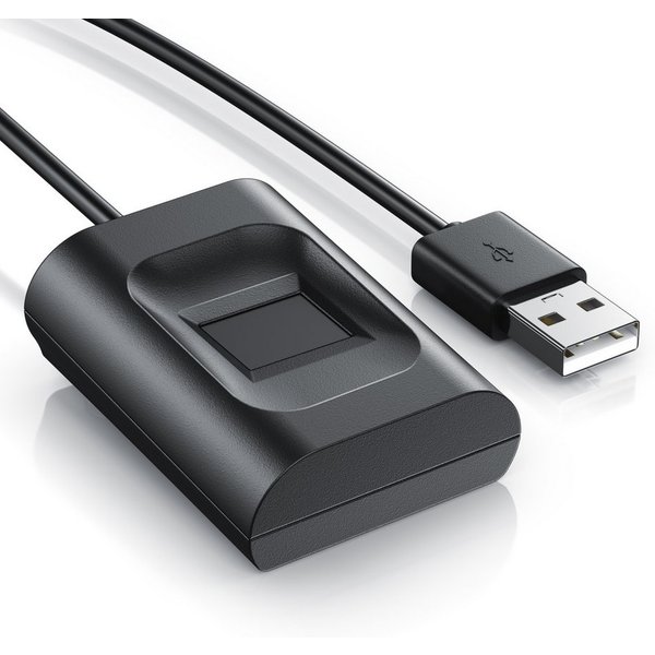 CSL Fingerabdrucksensor USB Fingerabdruckleser kabelgebunden, bis zu 10 IDs, Finger Scanner, (1-St), plug & play, Rundumerkennung, Windows 8 / 10 / 11 kompatibe