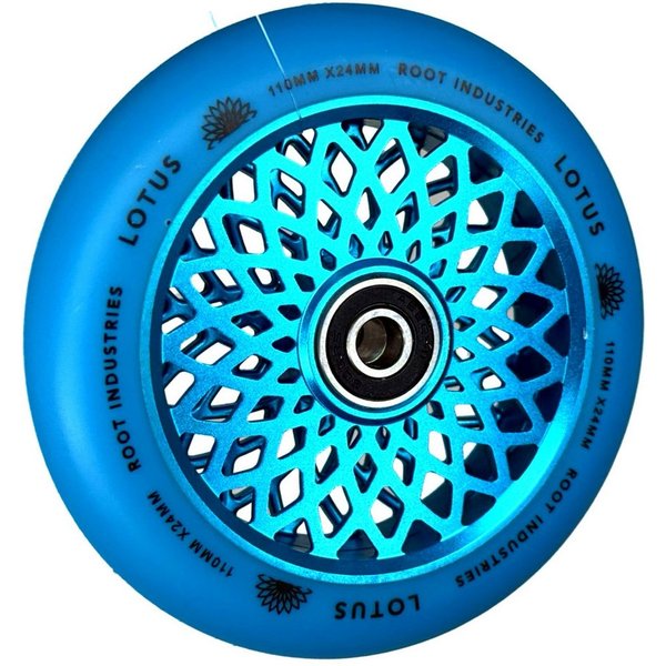 Root Industries Stuntscooter Root Industries Lotus Stunt-Scooter Rolle 110mm Radiant Blau/PU Blau