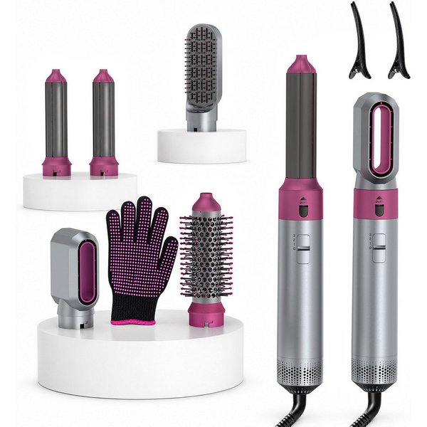 AeroAxis Multihaarstyler Haarstyler, Airstyler, 5 in 1 Haarstyler, Whipl, Warmluftbürste, Damengeschenk, Weihnachtsgeschenk, Hochwertige Vearbeitung