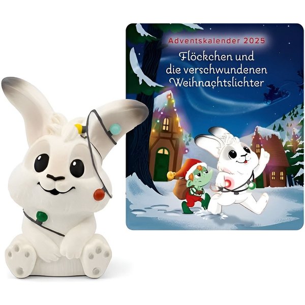tonies Hörspielfigur Adventskalender 2025 -Flöckchen + die verschwundenen Weihnachtslichter