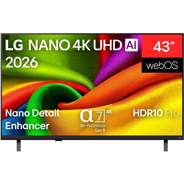 LG 43NU850B6LA DLED-Fernseher (108 cm/43 Zoll, 4K Ultra HD, Smart-TV)