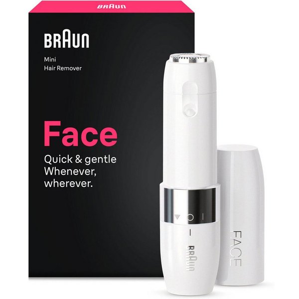 Braun Gesichtsepilierer FS1000, Gesichtshaarentferner mit Präzisionstrimmer und Smartlight