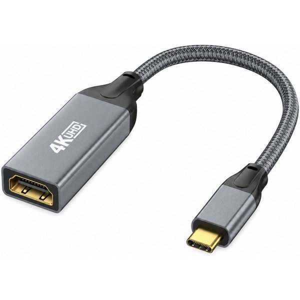 PlugUp USB-C auf HDMI Adapter 4K@60Hz USB-Adapter USB-C zu HDMI, 4K@60Hz USB-C zu HDMI Adapter Audio & Videoübertragung