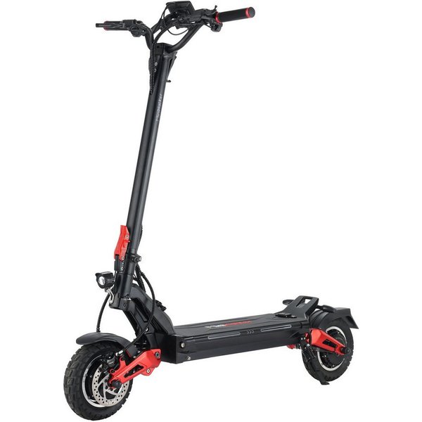 Miniwalker E-Scooter Tiger 10 Pro+ Elektroroller 2400W Dual Motor 70 km/h 24Ah 60V Offroad, 600 W, 70 km/h, bis zu 70 km Reichweite, ohne Straßenzulassung