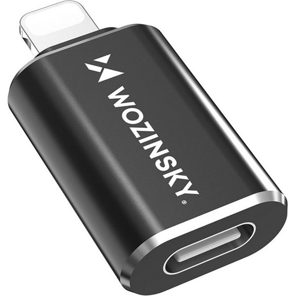 Wozinsky WALC-01 USB-Adapter Kompatibel mit iPhone Stecker zu USB-C Buchse, Kompakter Adapter für iPhone auf USB-C