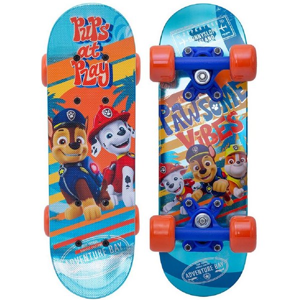 PAW PATROL Miniskateboard 17 Zoll – Robustes Kinder Skateboard mit PVC-Rädern und PP Trucks