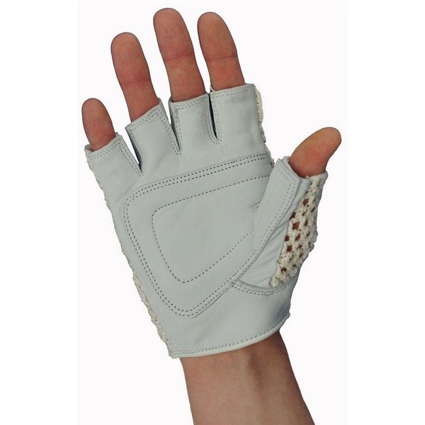 PRO FIT Fahrradhandschuhe, Radfahrerhandschuh, fingerlose Handschuhe mit Klettverschluss (1, Paar) hohe Fingerfertigkeit, Netzrücken