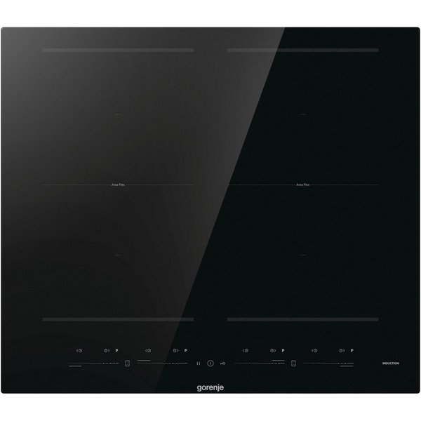 GORENJE Flex-Induktions-Kochfeld GI 6442 BSCE, AreaFlex verbindet Kochzonen für gleichmäßiges Garen in großen Töpfen.