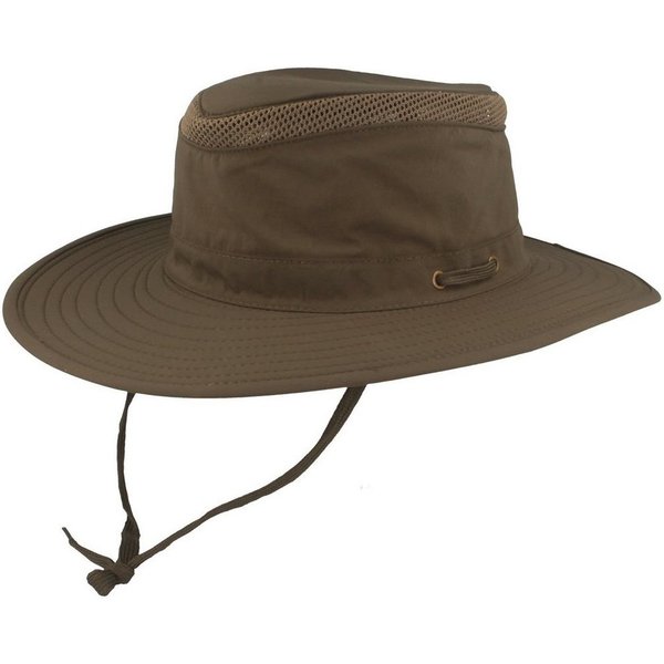 Breiter Fischerhut Explorer mit Kinnband und UV-Schutz 30+