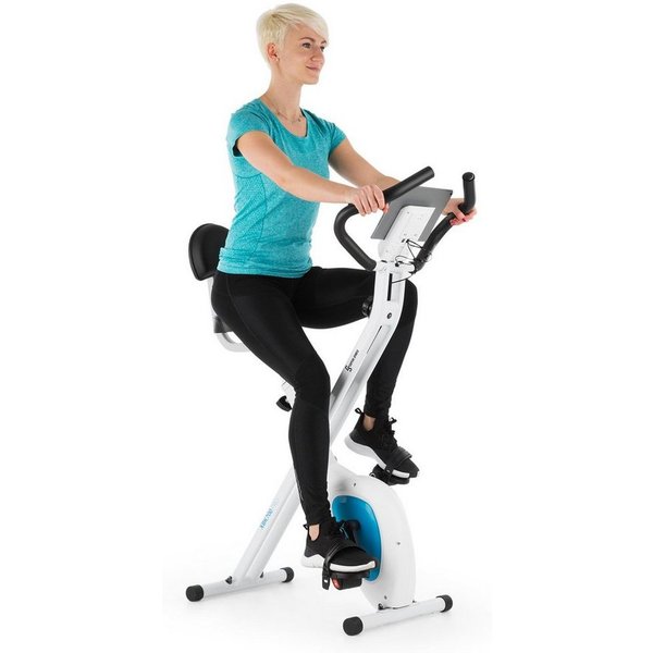 Capital Sports Heimtrainer Azura Air Heimtrainer, Standfahrrad Heimtrainer Hometrainer Fahrrad klappbar Cardio Fitness