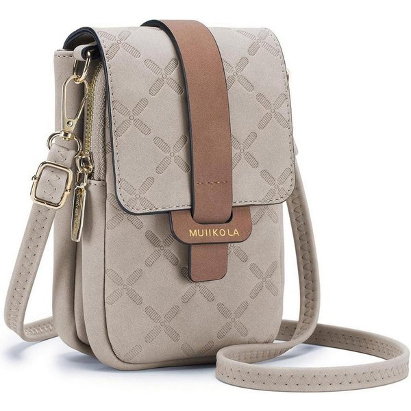 LuxusKollektion Handytasche Handytasche Umhängetasche RFID Damen Kunstleder große Kapazität