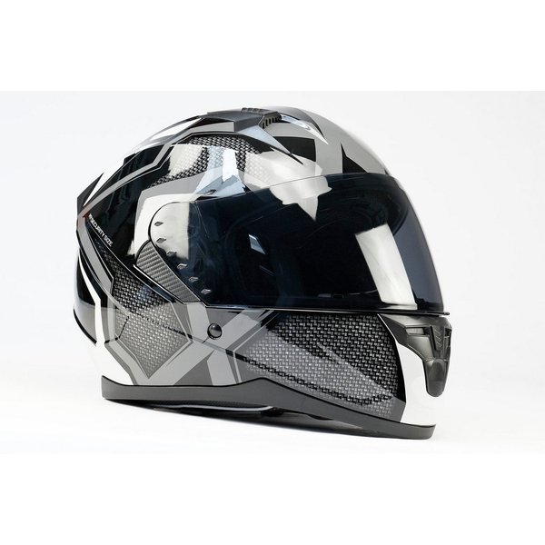 BNO Motorradhelm BNO X6 Integralhelm, mit integrierter Sonnenbrille, ECE R 22-06