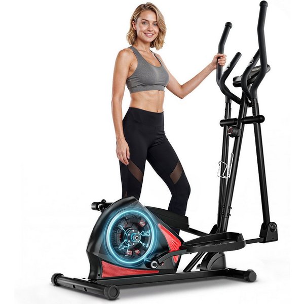 Sportstech Crosstrainer CX608, 8 Widerstandsstufen, LCD- Display, 10kg Schwungmasse, max. 120kg