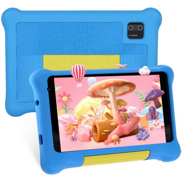 BUFO 7-Zoll Android13 5GB+32GB icherheitskoffer für Spiel und Lernen Kinder Tablet (7", 32 GB, Android, WiFi, Kinder Tablet)