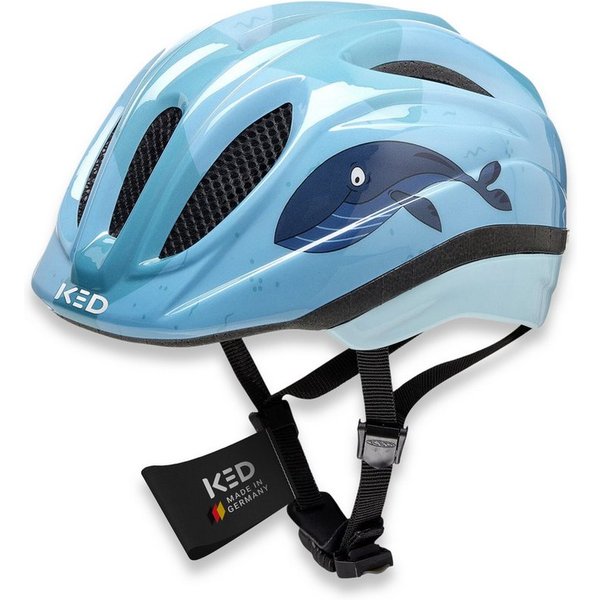 KED Fahrradhelm Meggy II Trend Kinderhelm, LED Rücklicht, MaxShell Technologie Und Präzise Größenverstellung