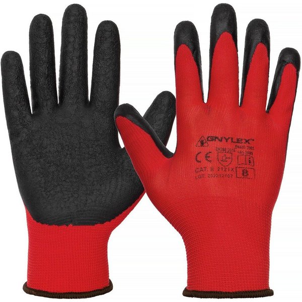 Worklink Arbeitshandschuhe Arbeitshandschuhe solide Montagehandschuhe mit Latex 12 Paar Gnylex
