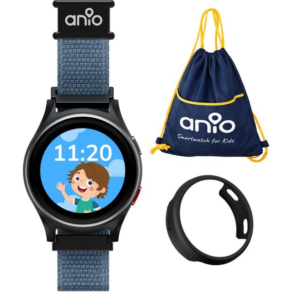 ANIO 6 Kinderuhr mit GPS & Anruffunktion Ortung SOS Knopf Smartwatch, 4G