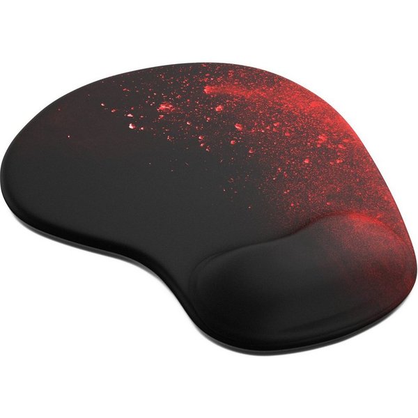 Titanwolf Gaming Mauspad Office Gel Mousepad mit ergonomischer Handgelenkauflage (1-St), Handballenauflage, Gelpolster ergonomisch, abwaschbar, Blood