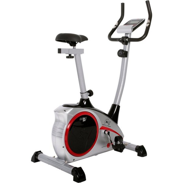 Christopeit Sport® Heimtrainer AL 1 (mit Tablet-Halterung), 150 kg max. Benutzergewicht, Fahrrad, 8 Widerstandsstufen