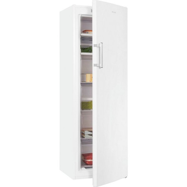 exquisit Gefrierschrank NoFrost GS271-NF-H-040D weiss, 170,5 cm hoch, 54 cm breit, 4*-Gefrierschrank No Frost mit LED-Anzeige & praktischem Griff