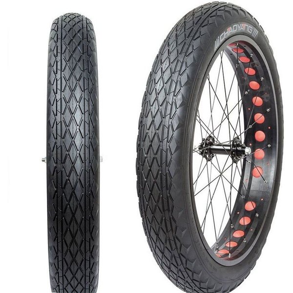 Chaoyang Fahrradreifen 2 Stk Chaoyang Fatbike Reifen Sand Storm 26x4.0 100-559 Drahtreifen, (2-tlg)