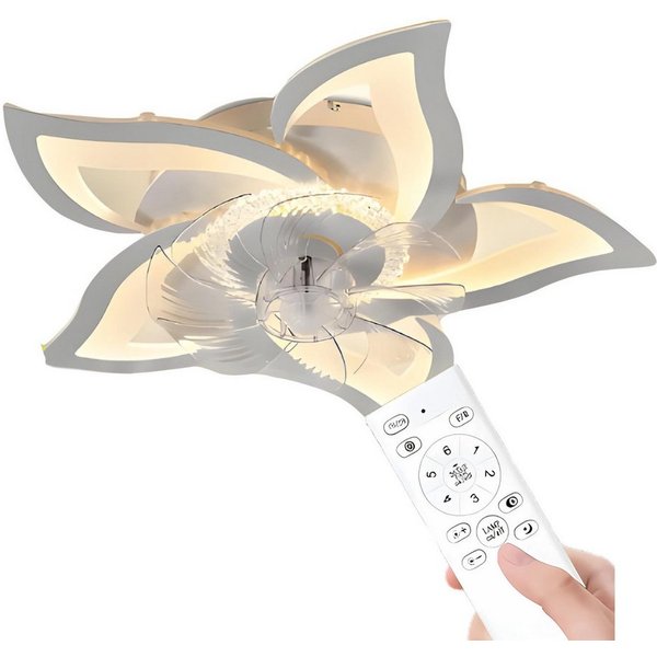 HS.SUPPLY Deckenventilator Deckenventilator mit LED-Beleuchtung und Fernbedienung, App-Steuerung, Deckenlampe mit Ventilator