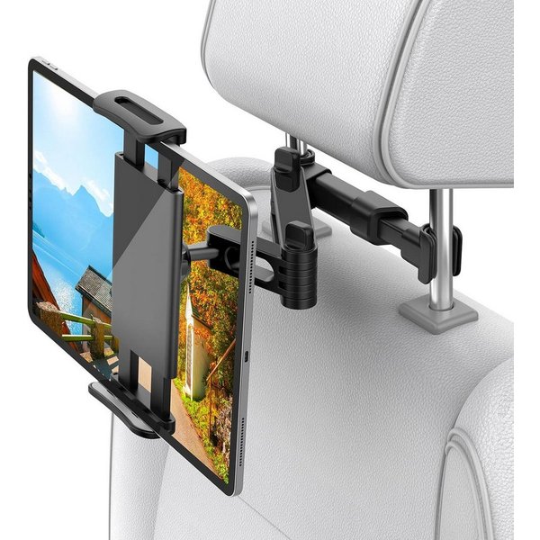 SURFOU Tablet-Halterung Tablet Halter Kopfstütze-Ausziehbare KFZ-Kopfstützenhalterung für iPad, (Tablet Halterung Auto, 360° drehbar, Tablet Halter Kopfstütze -
