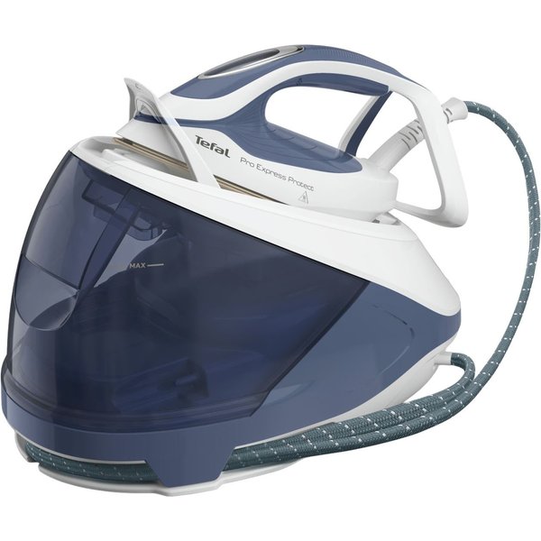 Tefal Dampfbügelstation GV9225 Pro Express Protect mit 550 g/min Boost Dampfstoß, 1800 ml Wassertank, Durilium AirGlide Ultra Thin, Protect System gegen Wasserf
