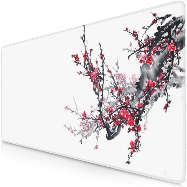 Titanwolf Gaming Mauspad XXL Speed Mousepad 900 x 400 x 3 mm, Schreibtischauflage, abwaschbar (1-St), rutschfeste Rückseite, Geschwindigkeit & Präzision, Ink Sa