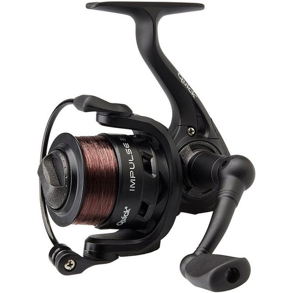 DAM Fishing Stationärrolle Impulse 3L 2500 3000 4000 mit Schnur Spinnrolle Stationärrolle)