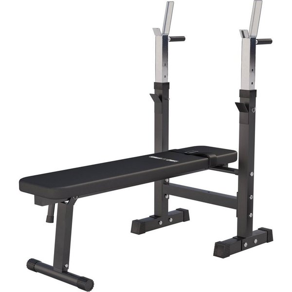GORILLA SPORTS Hantelbank Hantelbank mit Ablage, (1-tlg)