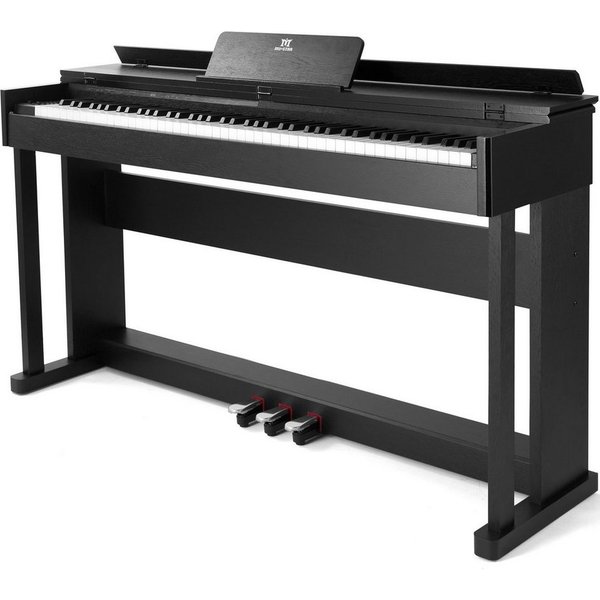 MUSTAR Digitalpiano E-Piano mit Hammermechanik,88 Tasten, 3 Pedale, Dual Kontrollsystem,USB/MIDI