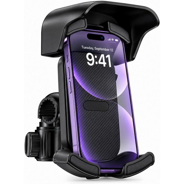 NEXGEN LUXUS HANDY-ZUBEHÖR Smartphone-Halterung Fahrrad Motorrad Handyhalterung 360° Universal Smartphone Lenker