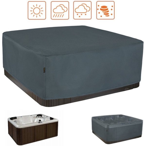 Hentex Pool-Abdeckplane Outdoor Whirlpool Indoor Aussen Whirlpool Spa Hot Tub Pool Abdeckung