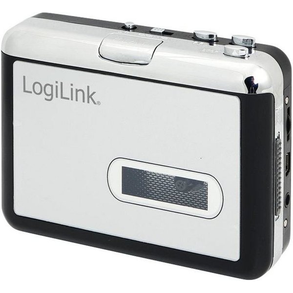 LogiLink UA0156 Digitales Aufnahmegerät (Kassetten-Digitalisierer, Konverter zu MP3, USB Anschluß für PC)