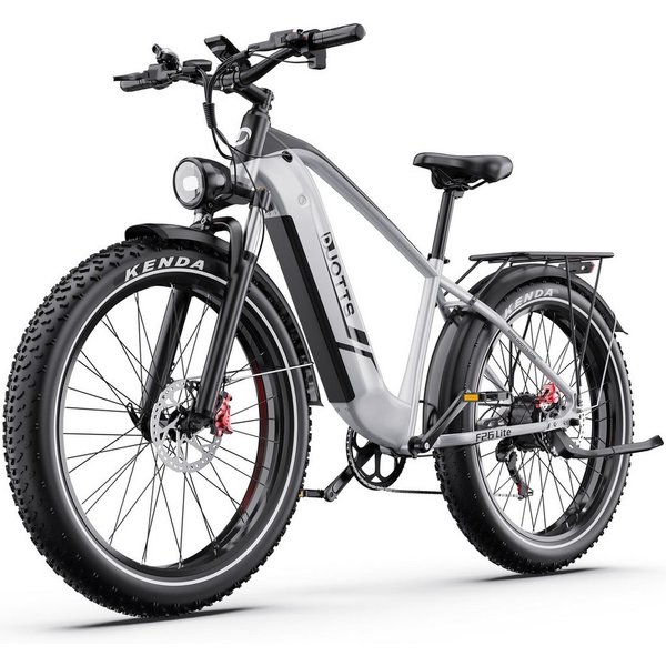 DUOTTS E-Bike Cityrad F26lite Damen u. Herren Pedelec 48V 864Wh 100km 20x4,0 Elektrisches, 7 Gang Shimano Schaltwerk, Kettenschaltung, Heckmotor, 864 Wh, Fat-Ti