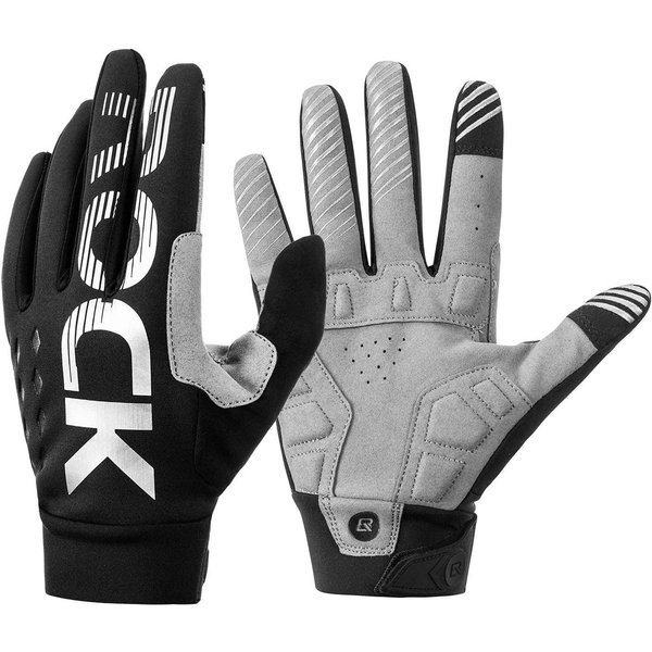 ROCKBROS Fahrradhandschuhe Handschuhe für Frühling Herbst Winddicht Stoßfest Touchscreen (1-St) Vollfinger Handschuhe für Outdoor-Sports Laufen, Damen Herren
