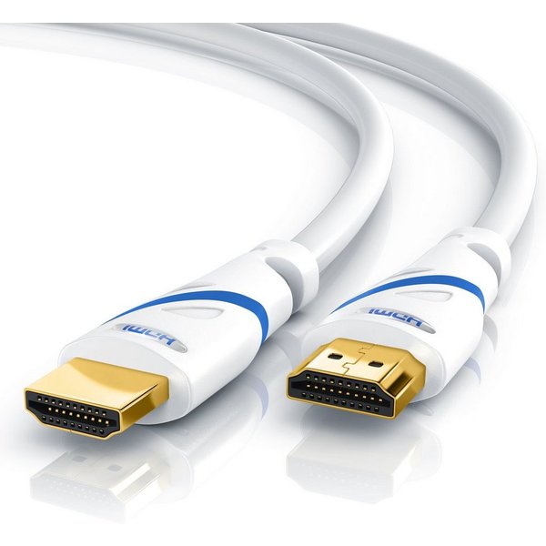 Primewire Ultra HD Highspeed 4K 60Hz, Full HD, 3D, ARC, 18 GBit/s - 0,5m HDMI-Kabel, 2.0b, HDMI Typ A (50 cm), CEC, HDCP, ideal für TV, PC, Konsole und Beamer, 