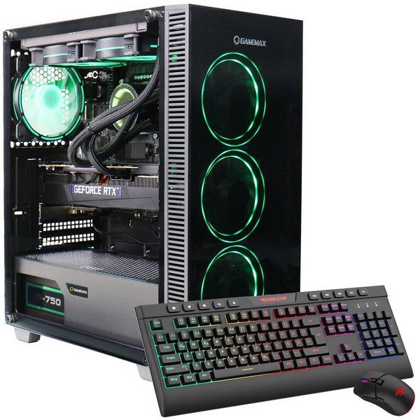 GAMEMAX Draco XD 7450 AMD Ryzen 7 9700X RTX 5070Ti 32GB DDR5 1TB SSD Gaming-PC (AMD Ryzen 7 9700X, RTX 5070 Ti, 32 GB RAM, 1000 GB SSD, Wasserkühlung, DDR5 RAM,